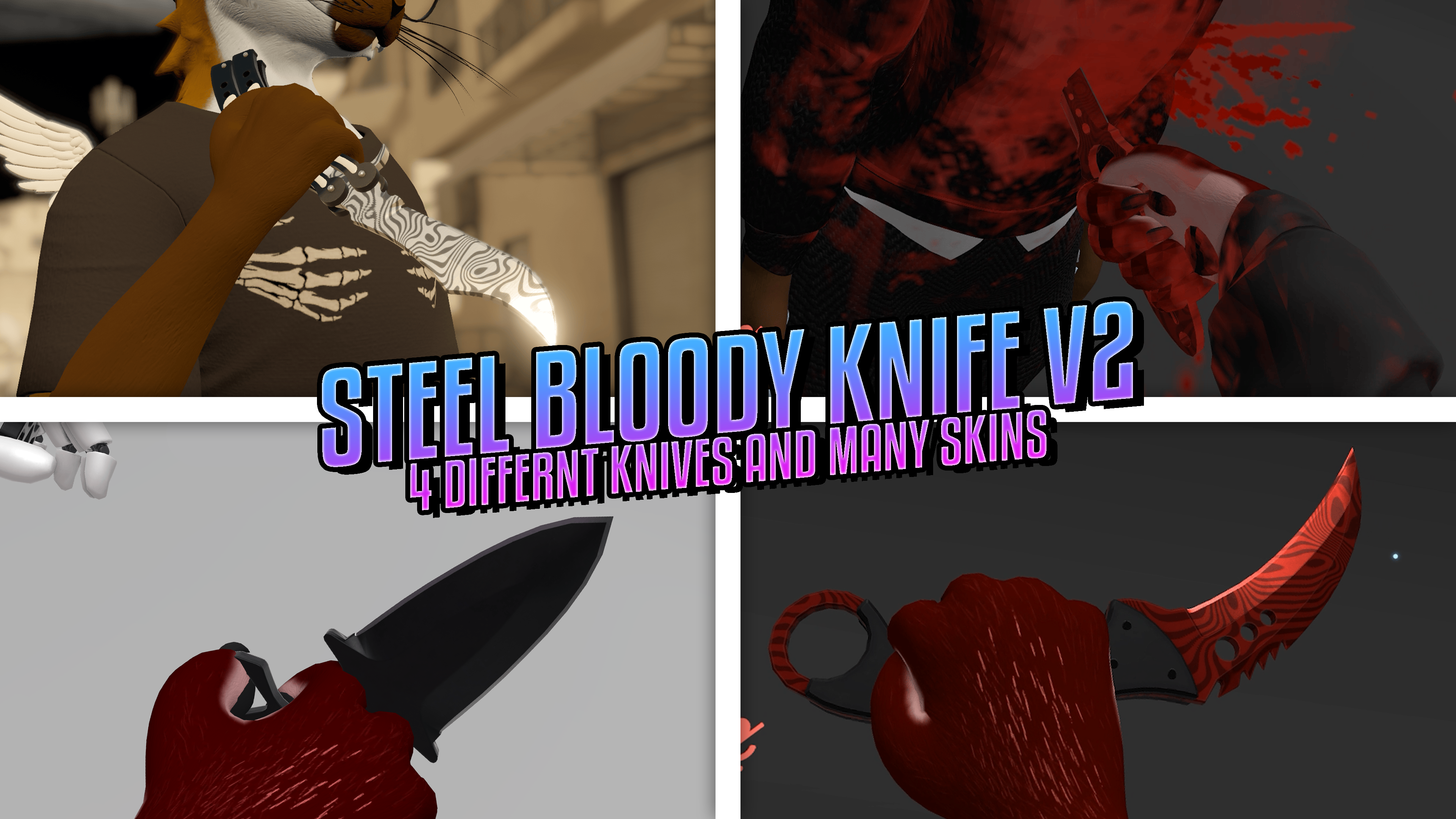 Steel Bloody Knife V2