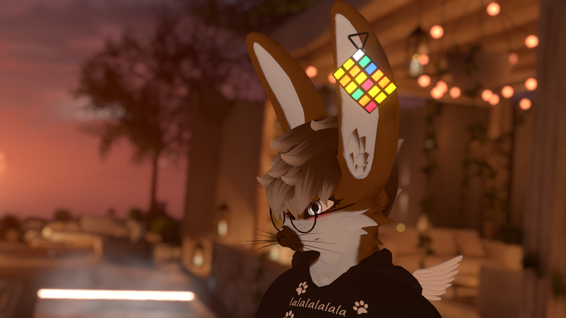 Rubiks Cube Ear Ring & Spring Joint (Animated)