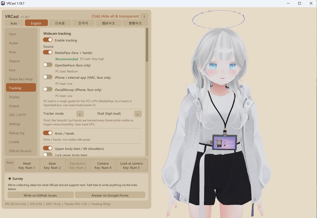 [Free] VRCast - Easily Bring Your VRChat Avatar into OBS