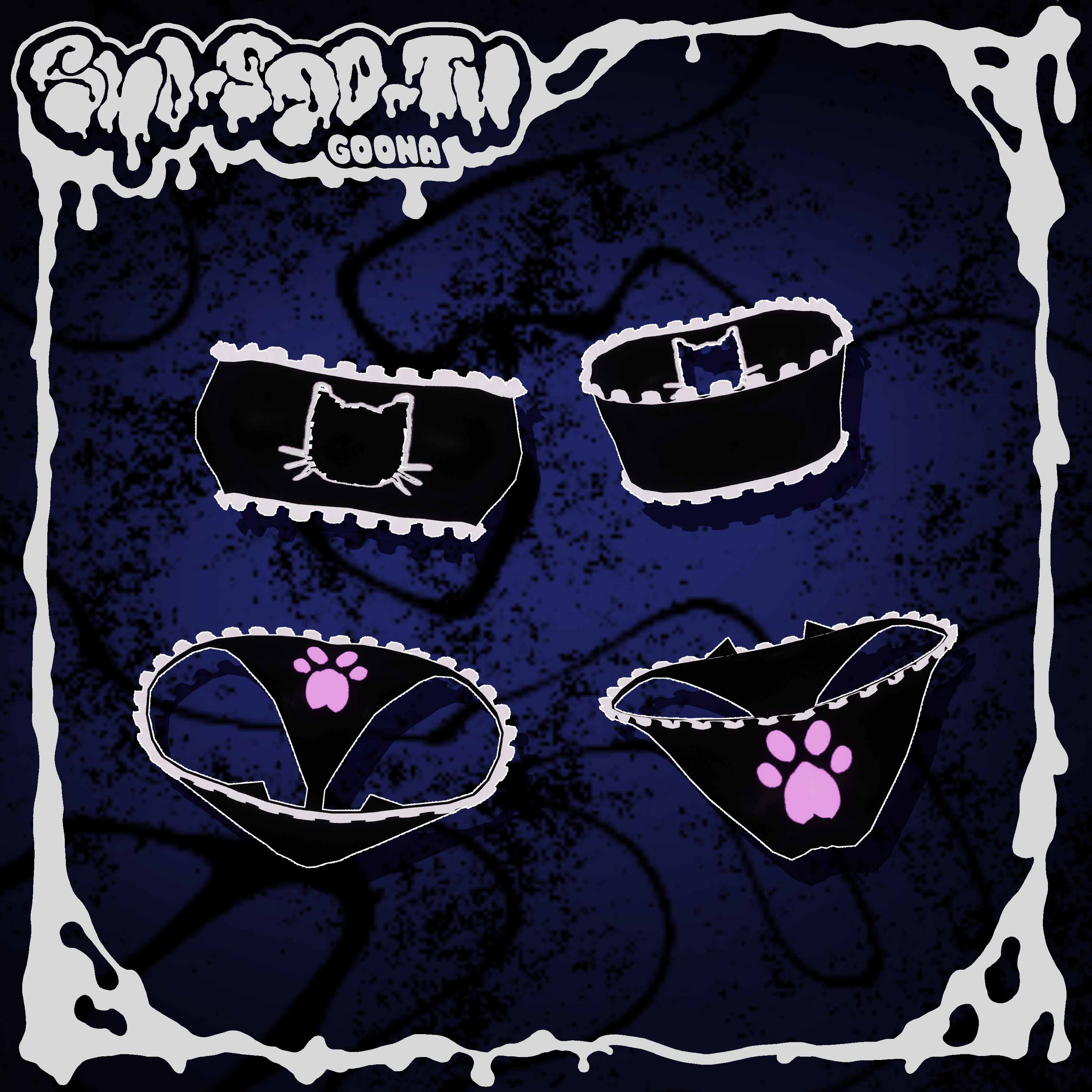 Cat Underwear - Shoggoth - Thicc Catocat