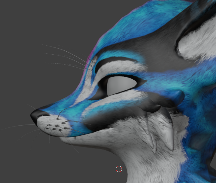 Feline Cheek Poof