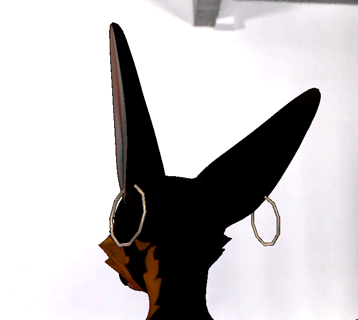 Hoop Earrings - Maned Wolf