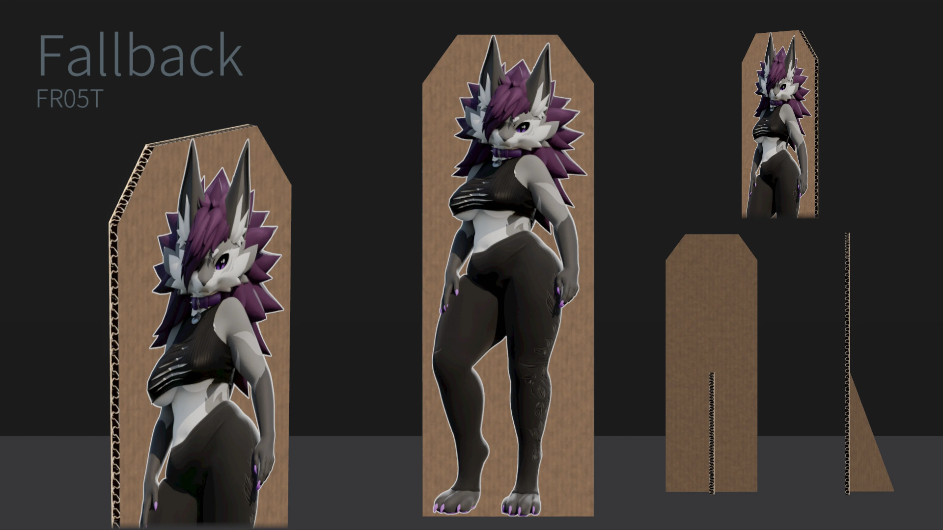 Cardboard Cutout Fallback Avatar Base