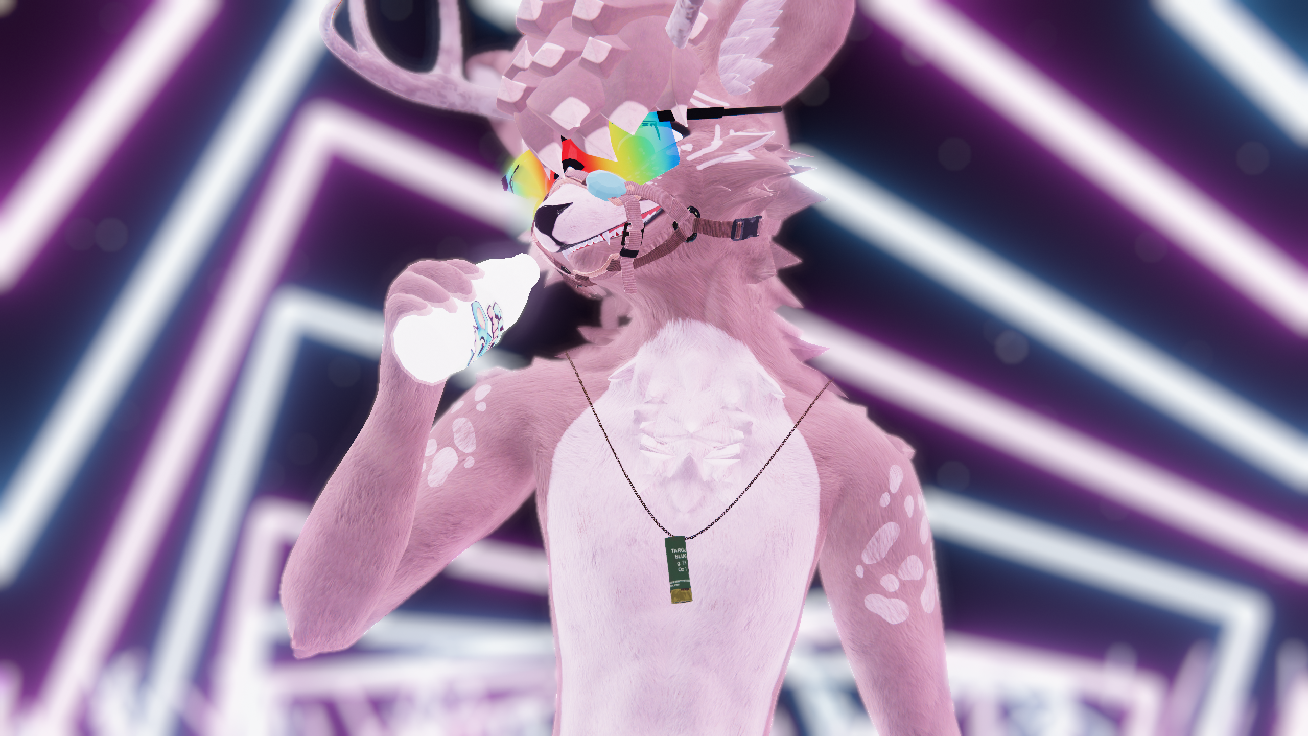 Interactive Furry Milk Bottle