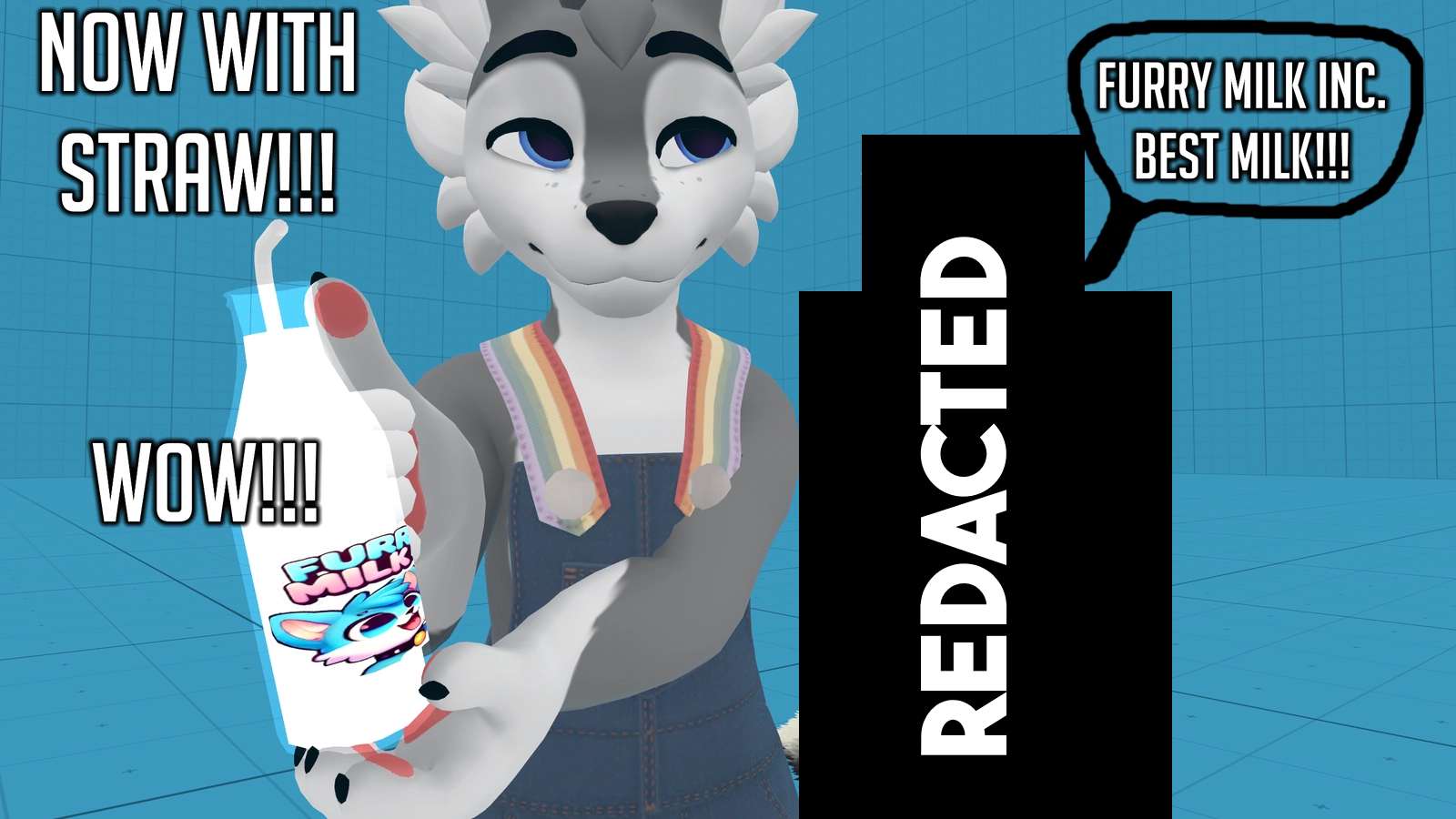 Interactive Furry Milk Bottle