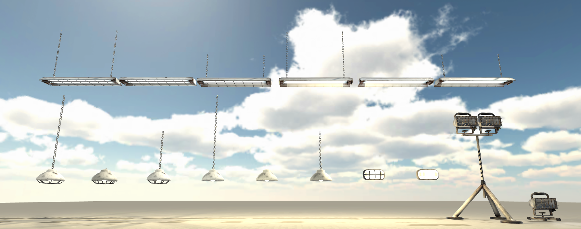 Industrial Lamp Asset Pack