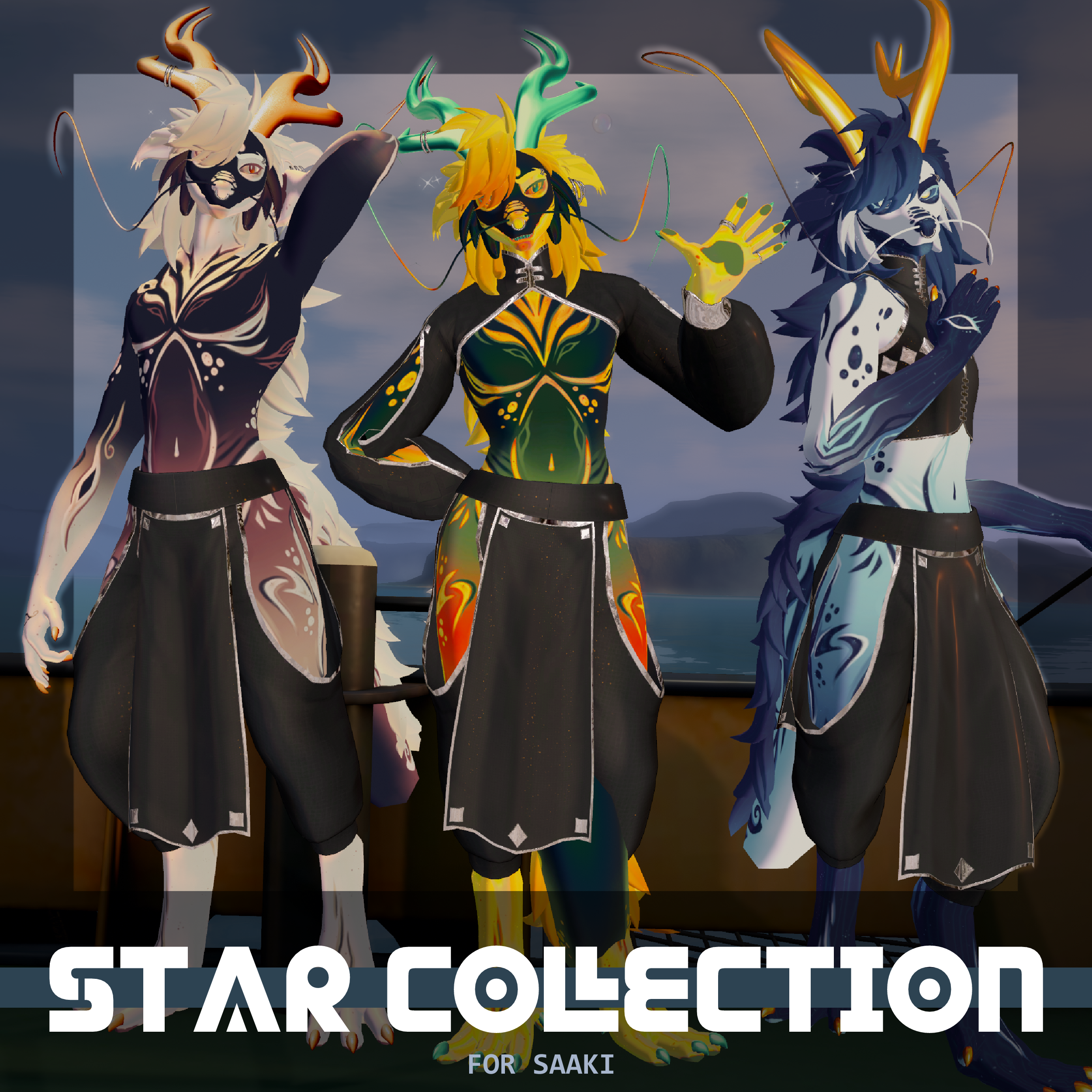 {STAR COLLECTION} - Saaki textures + materials