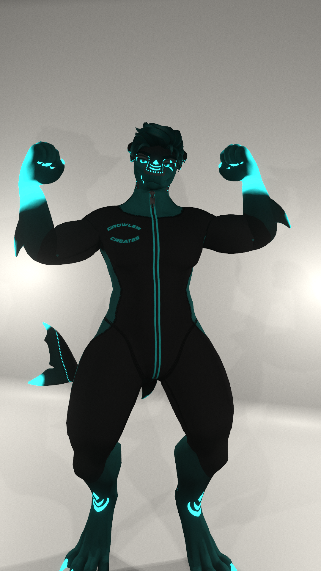 Lycra for Ghostly Shark Male