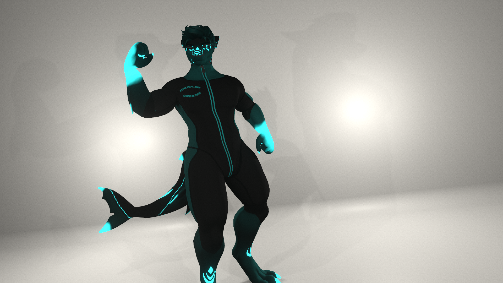 Lycra for Ghostly Shark Male