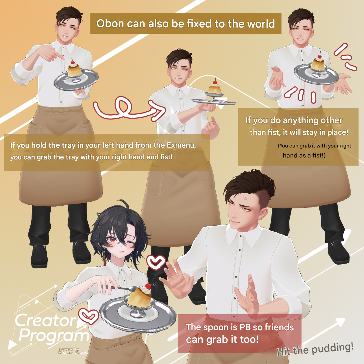 Stylish Café Uniform (Plate and Pudding included) / CP3