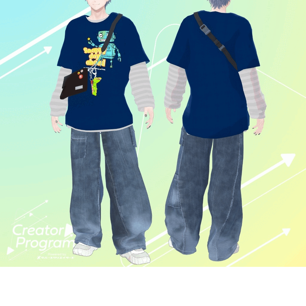 SnappyDayAhead Casual T-shirt & Jeans set  / CP9
