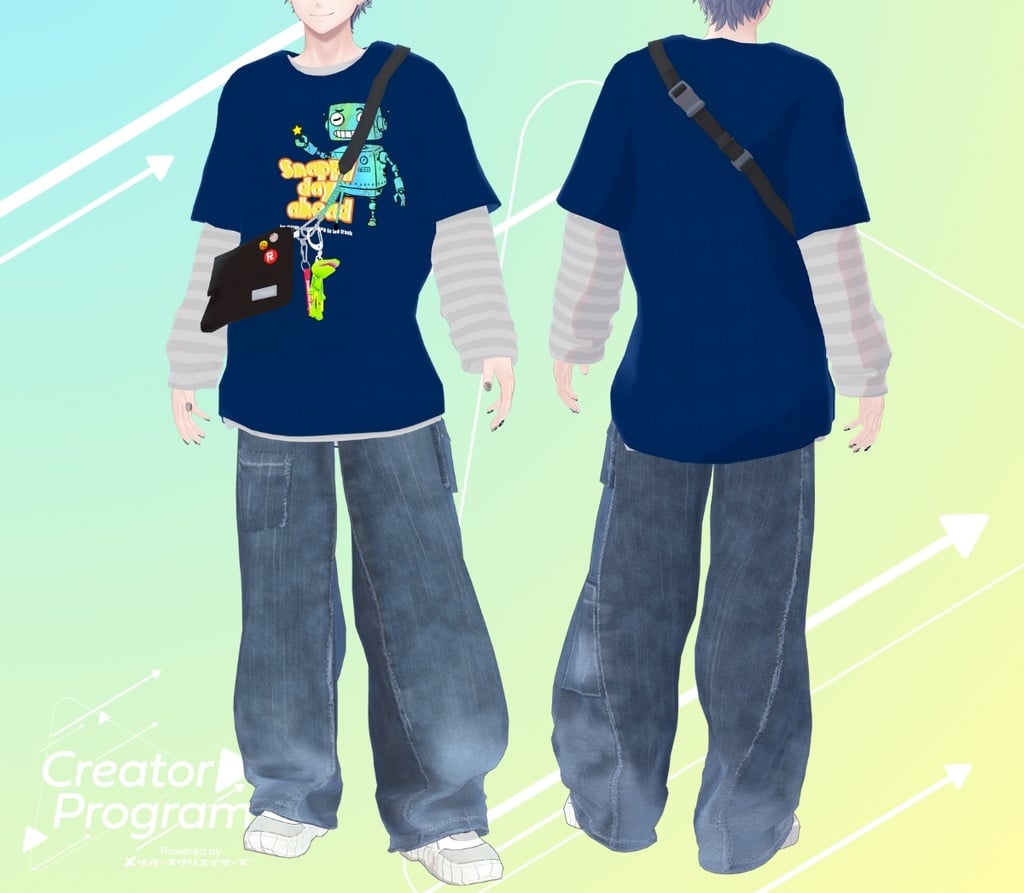 SnappyDayAhead Casual T-shirt & Jeans set / CP9