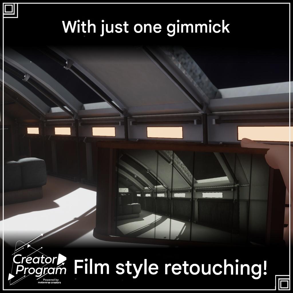 Retro-Style Film Camera - VRChat Gimmicky Avatar Accessory / CP14