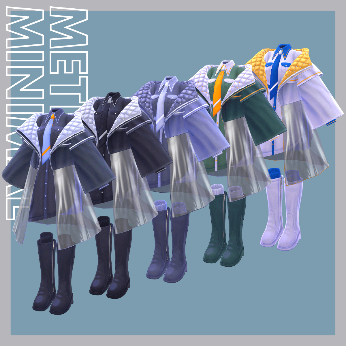 MetroMinimal - VRChat Women's Clothing / CP31