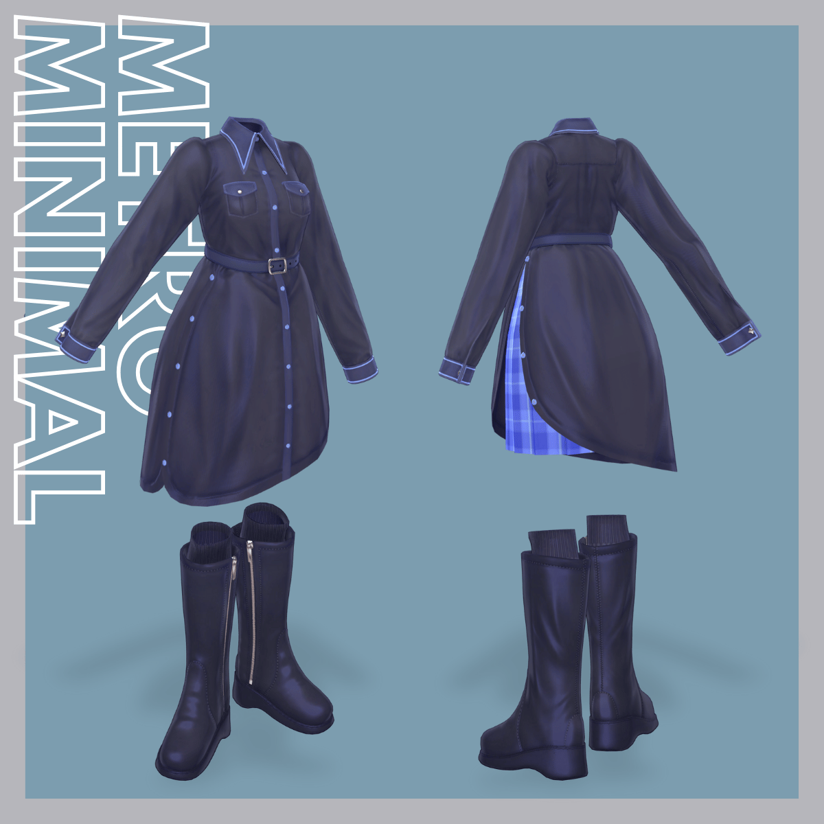 MetroMinimal - VRChat Women's Clothing / CP31