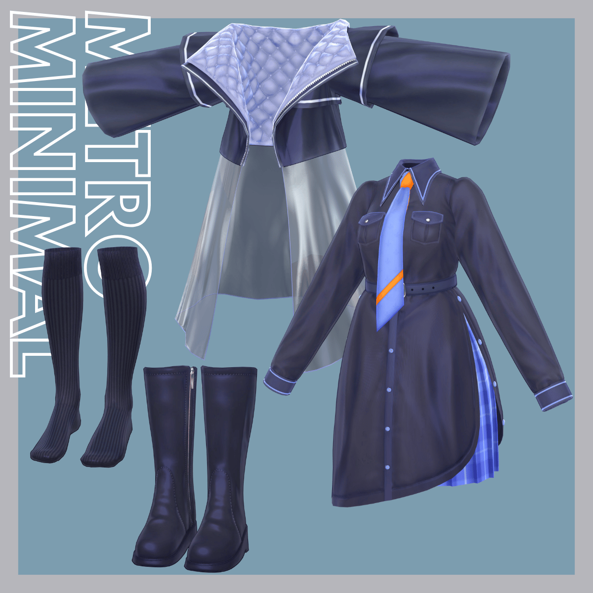 MetroMinimal - VRChat Women's Clothing / CP31