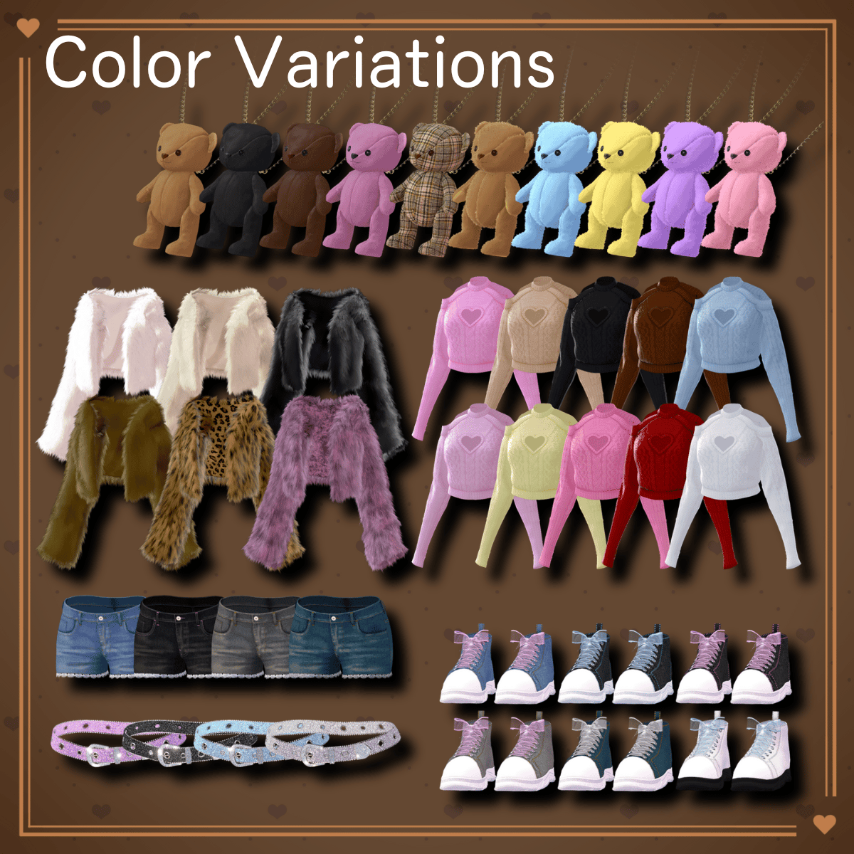 SugarDripFuzzy +Teddy bear bag included! / CP33