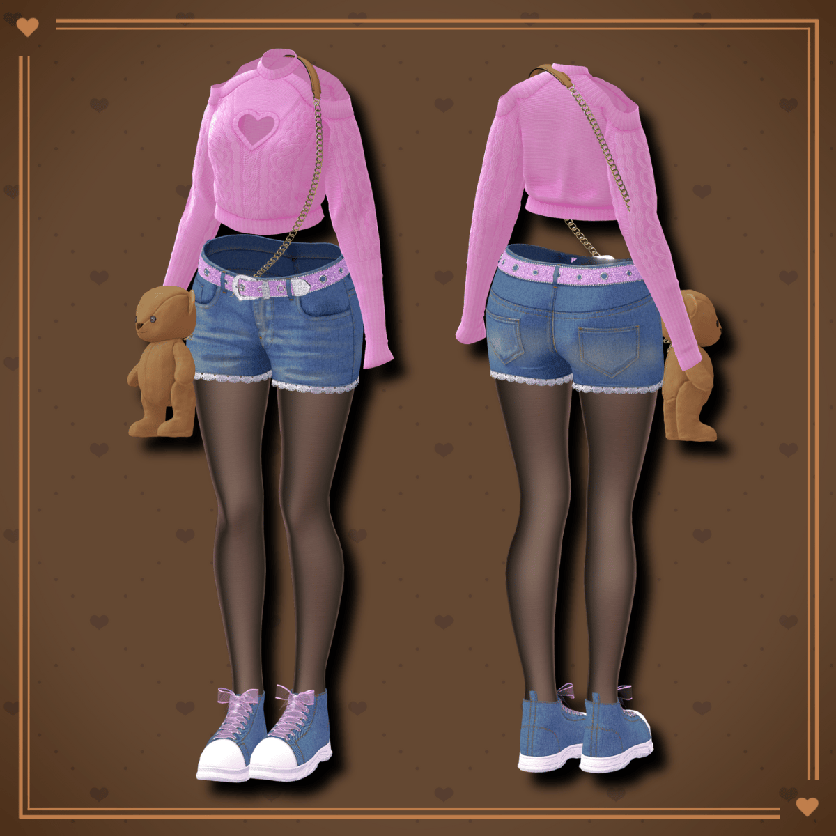SugarDripFuzzy +Teddy bear bag included! / CP33