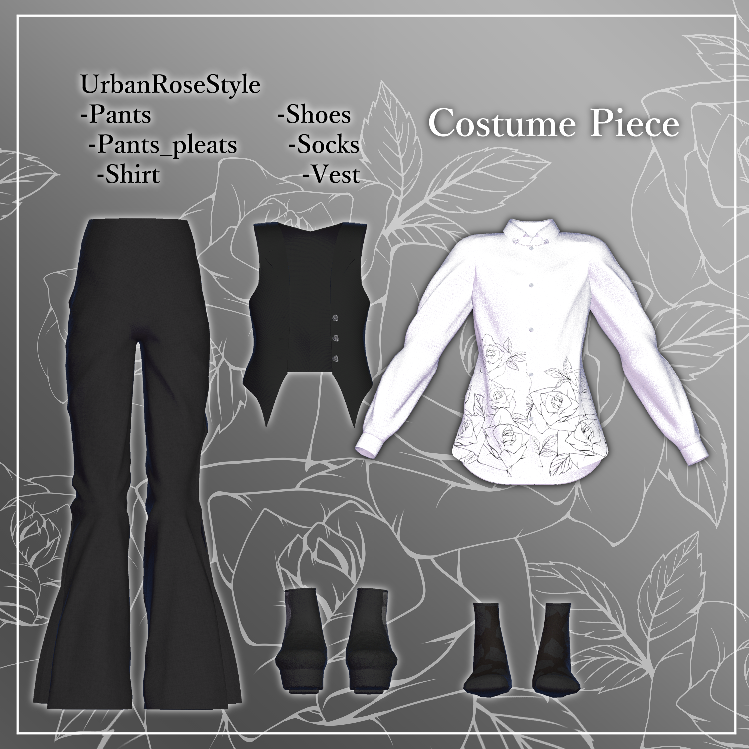 UrbanRoseStyle - VRChat Men's Clothing / CP39