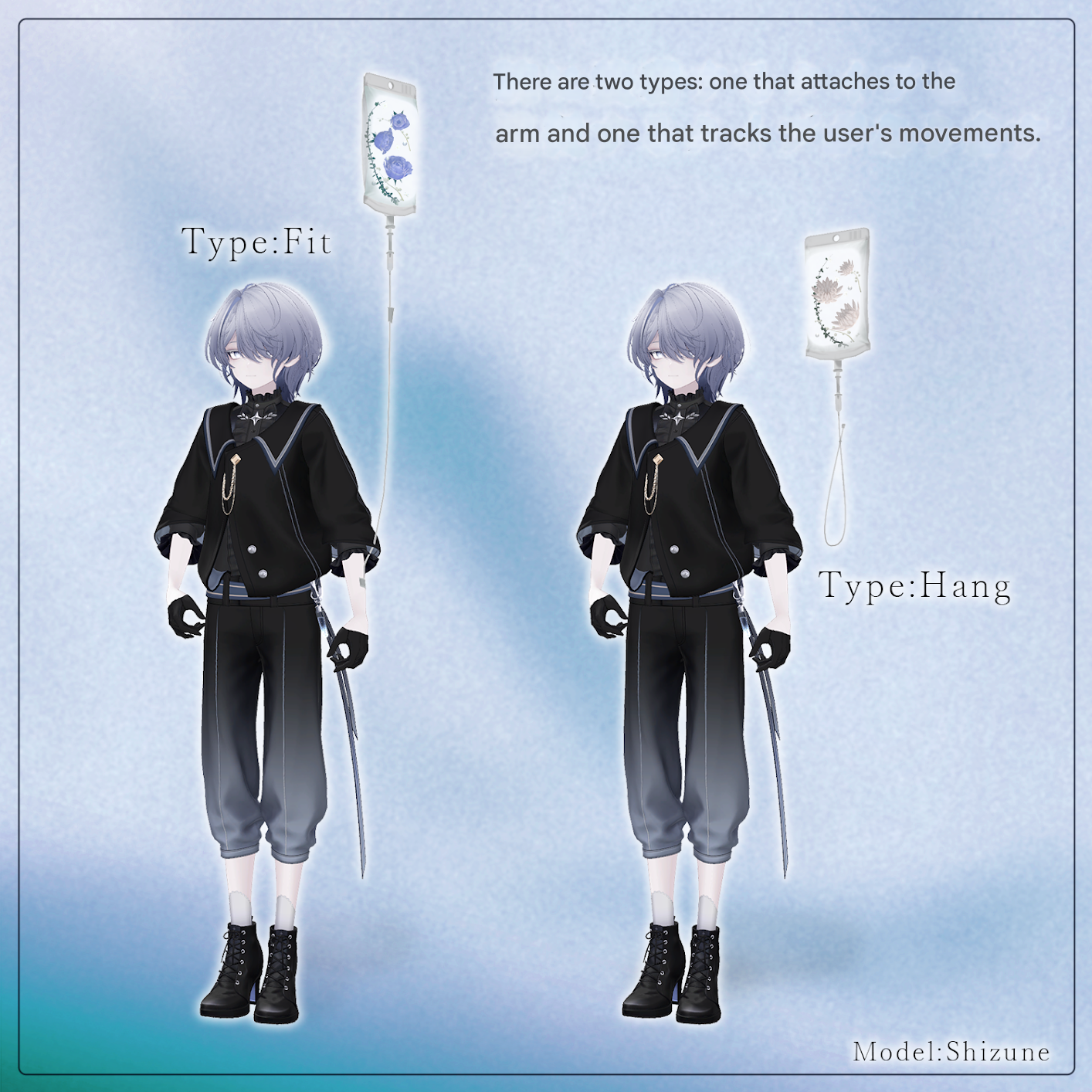 Flower Drip - VRChat Gimmicky Avatar Accessory / CP47