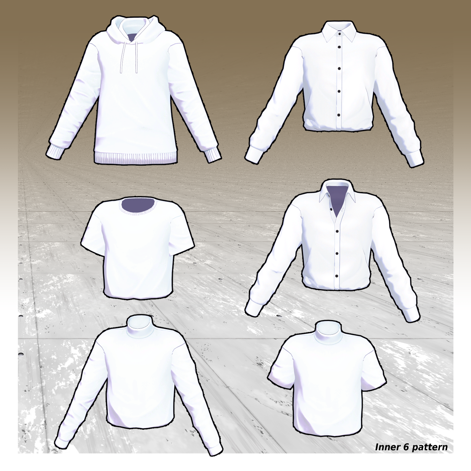 TRAD WEAR SET - VRChat Men's Clothing / CP1