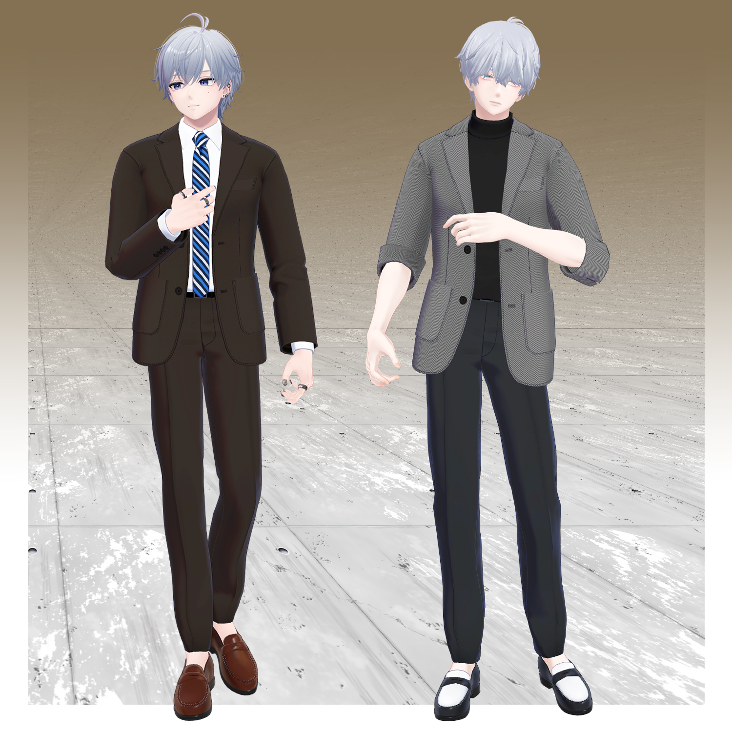 TRAD WEAR SET - VRChat Men's Clothing / CP1