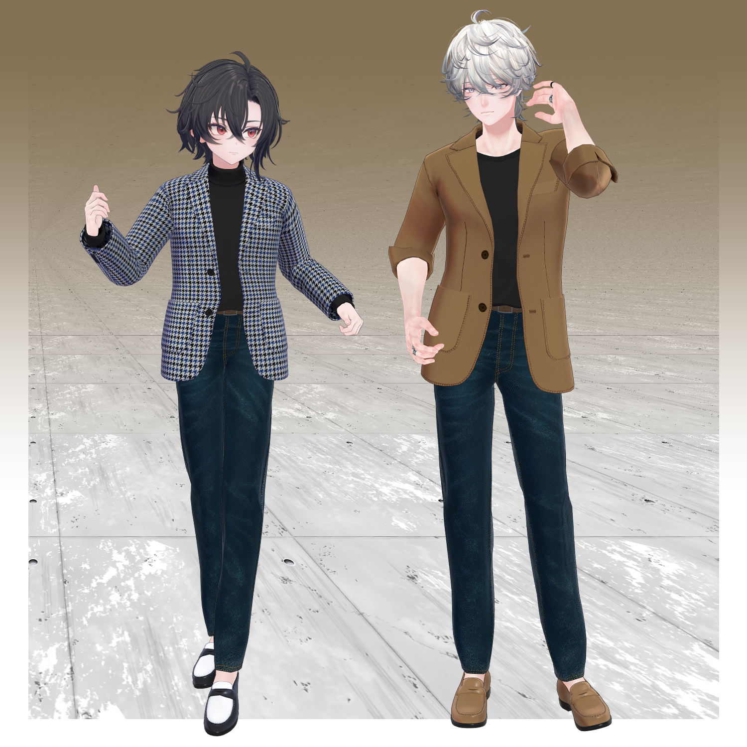 TRAD WEAR SET - VRChat Men's Clothing / CP1