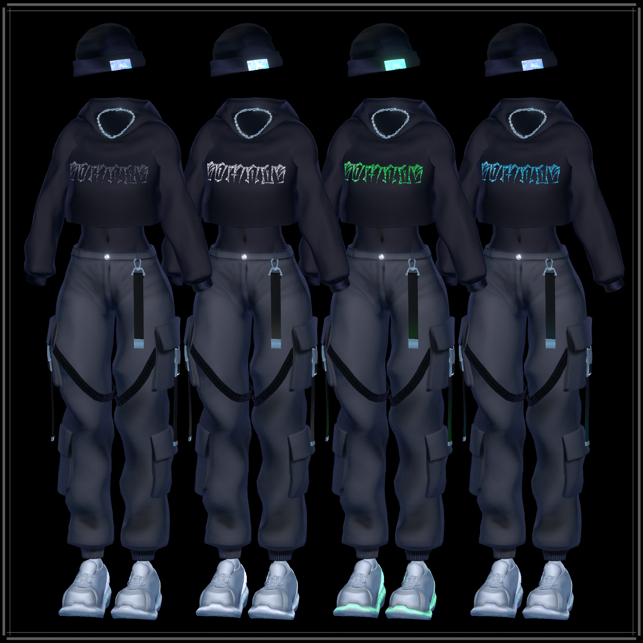 NightFall - VRChat Women's Clothing / CP37