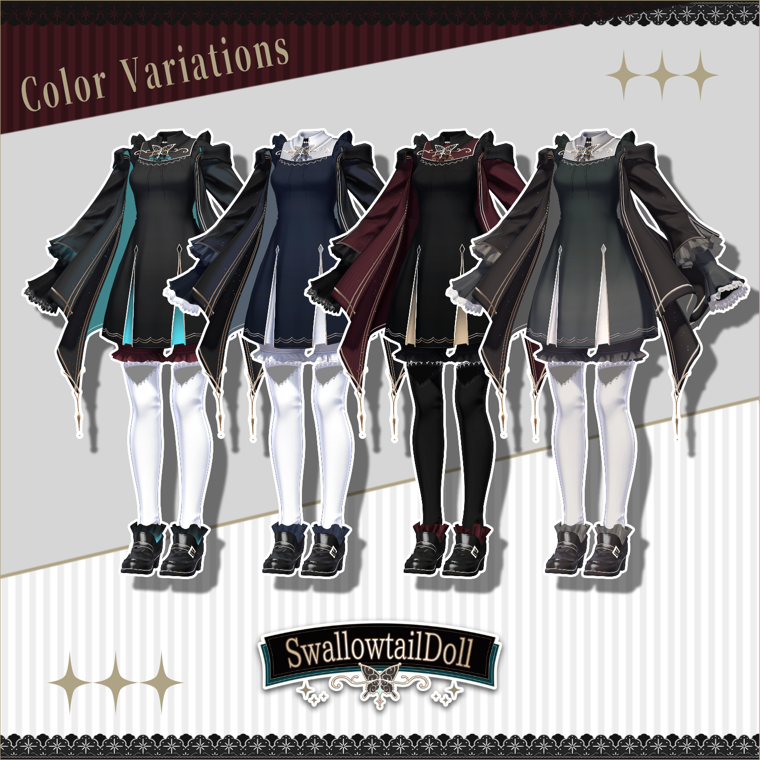 SwallowtailDoll - VRChat Women's Clothing / CP22