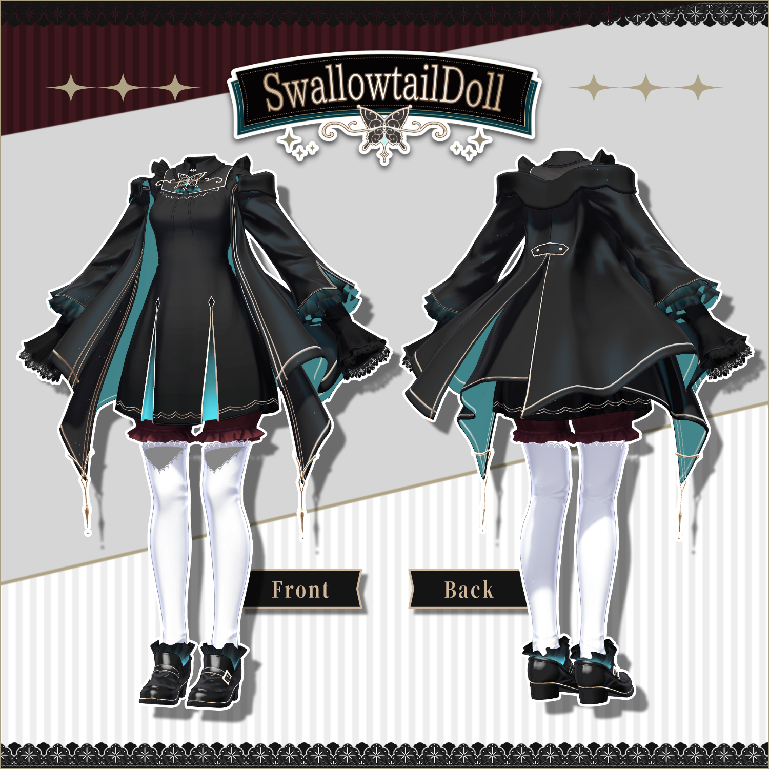 SwallowtailDoll - VRChat Women's Clothing / CP22