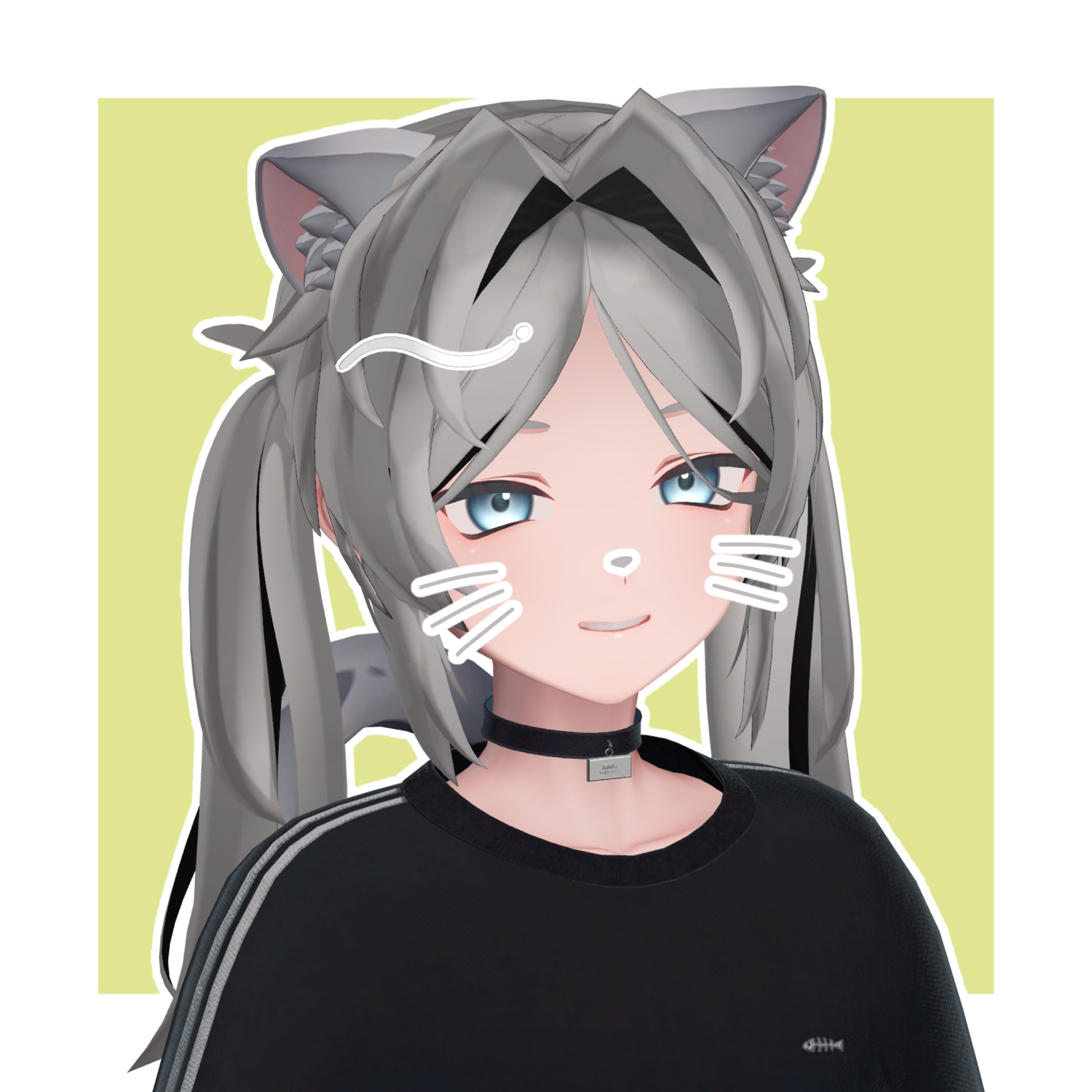 Fluffy Puffed Twin Tails - VRChat Hair / CP26