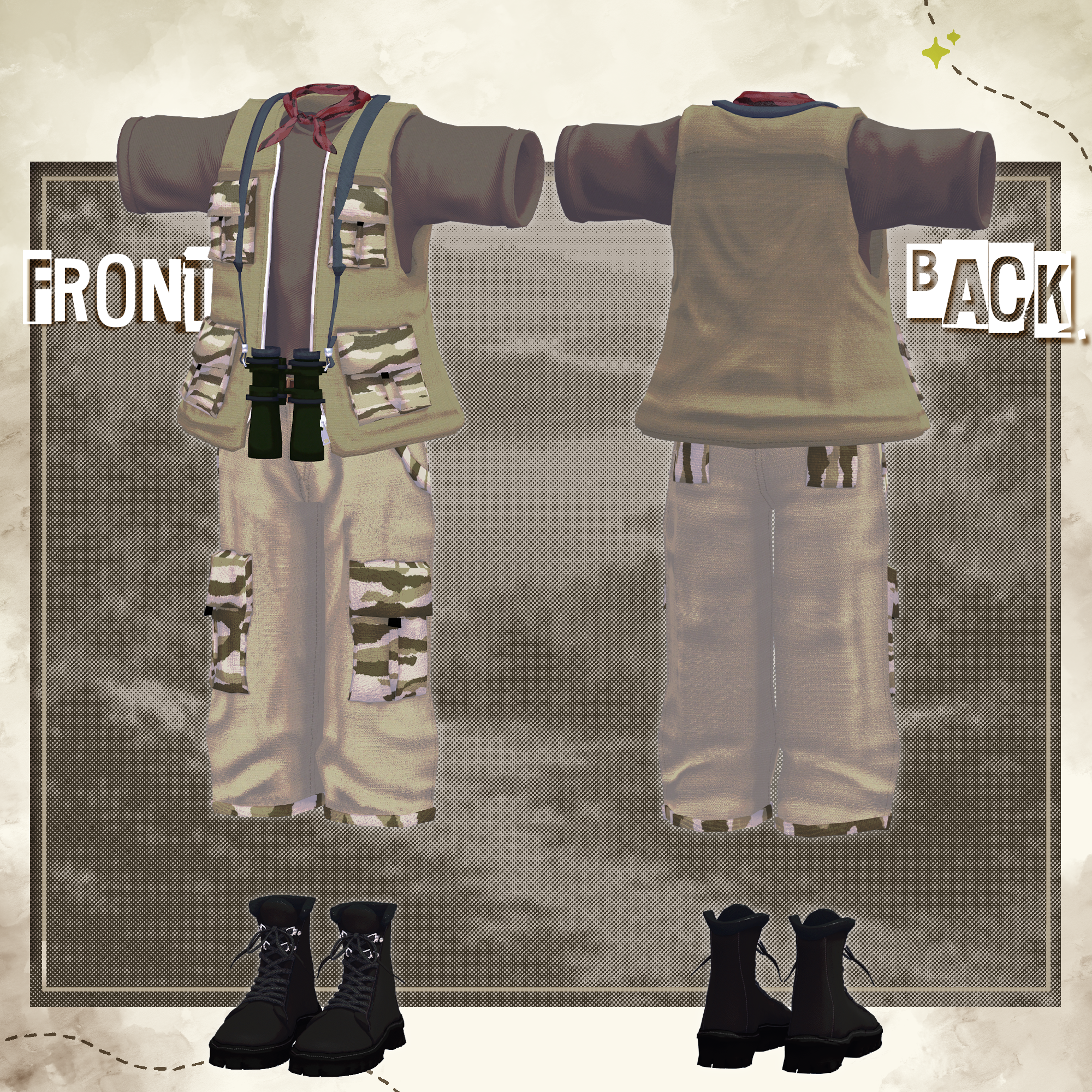 Pathfinder Rover - VRChat Men's Clothing / CP46