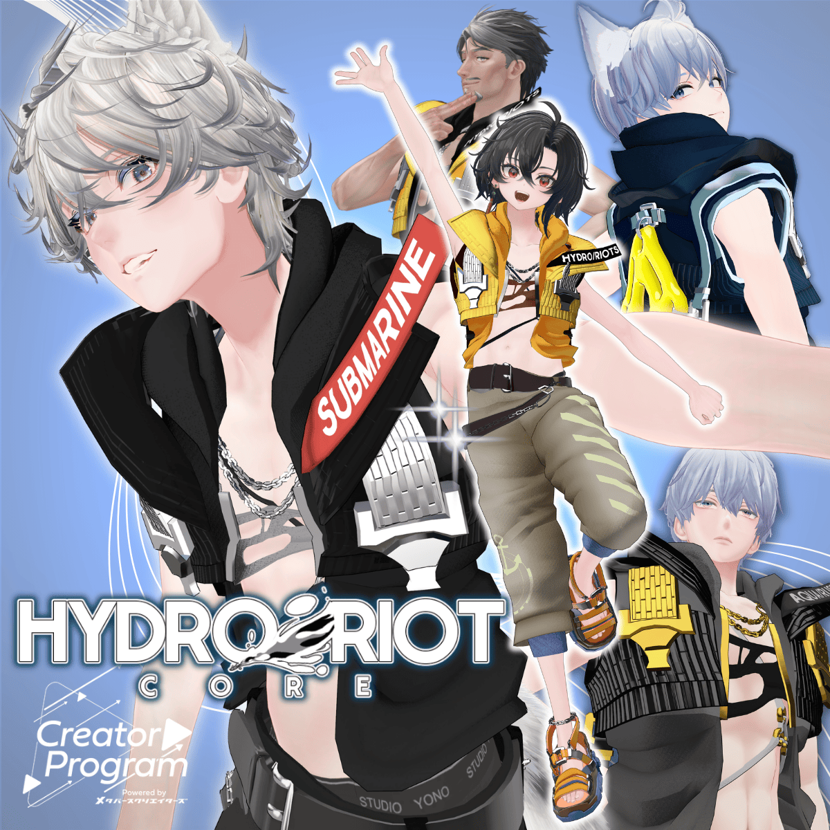 Hydro/Riot CORE - VRChat Men's Clothing / CP2