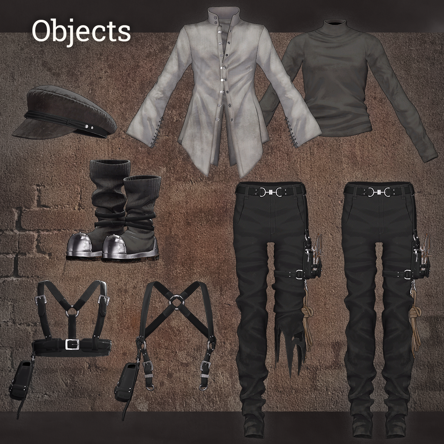 The Dustworker- VRChat Men's Clothing / CP7