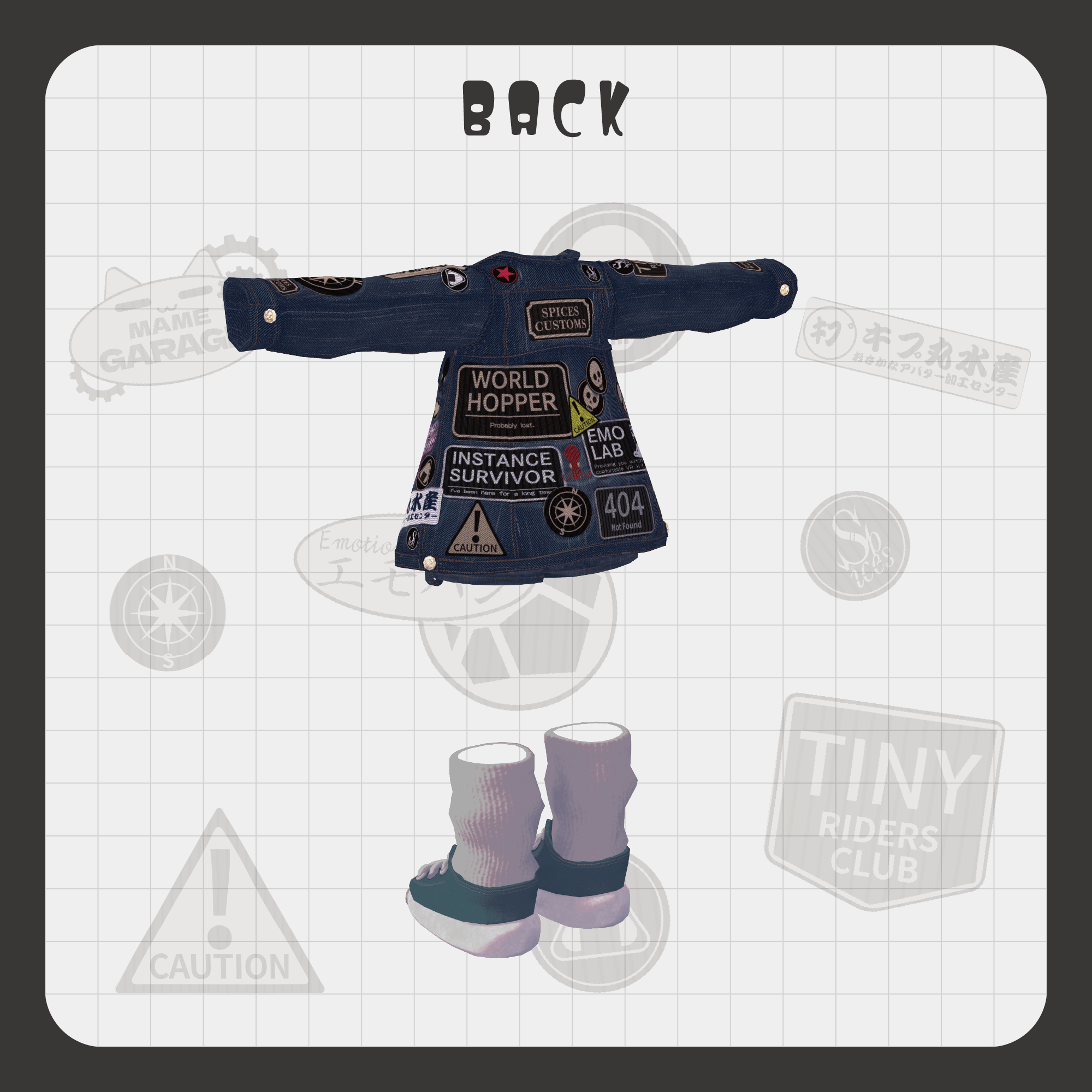 Shirushi Collector - VRChat Women's Clothing / CP46