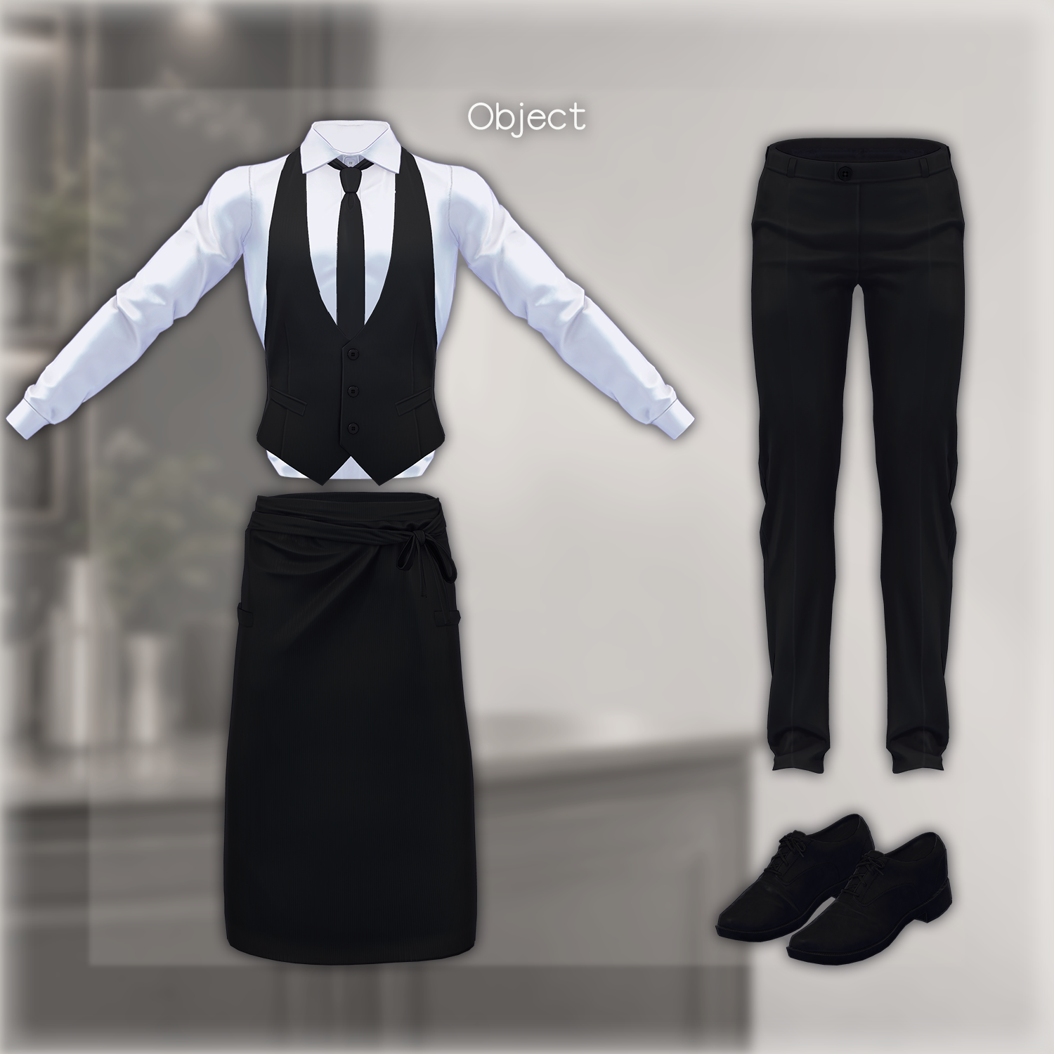 Counter Work Set - VRChat Men's Clothing / CP58
