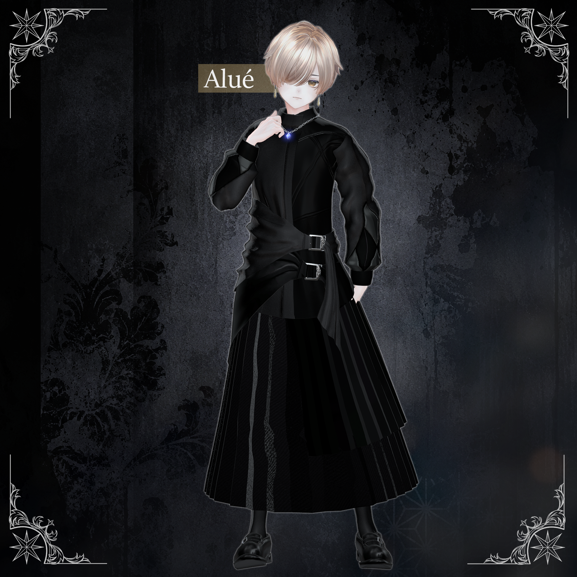 Lunar Eclipse Curtain Call - VRChat Men's Clothing / CP37