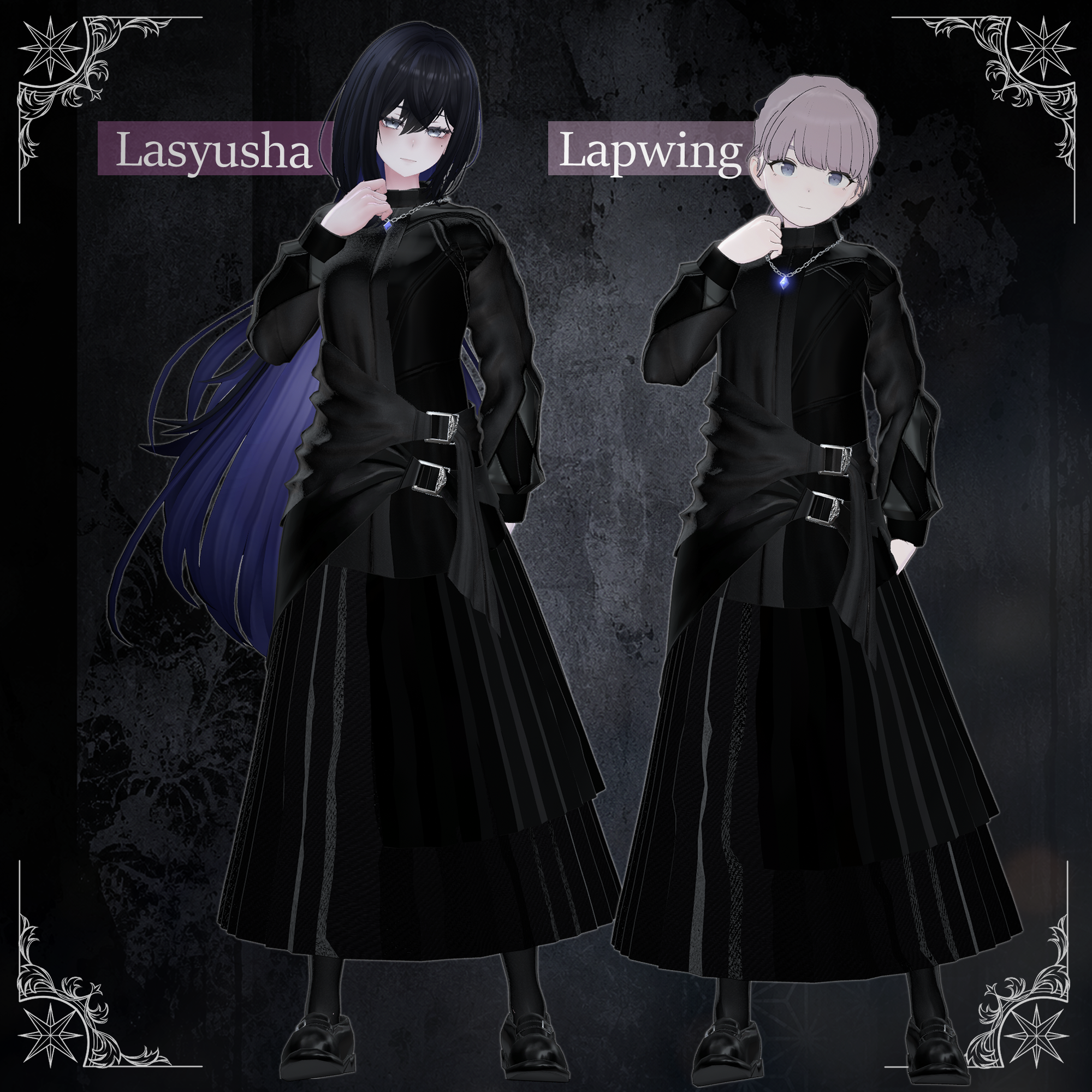 Lunar Eclipse Curtain Call - VRChat Men's Clothing / CP37