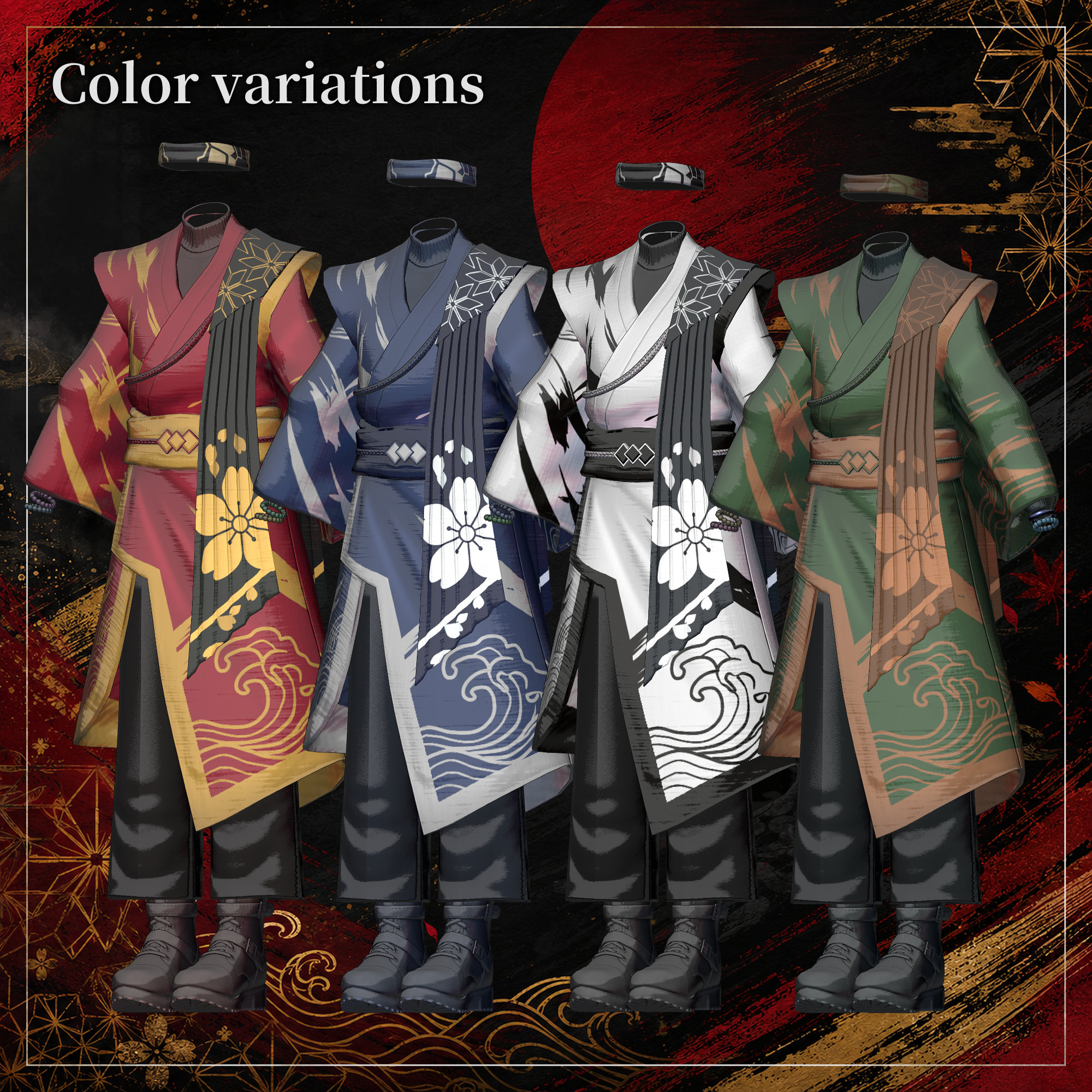 Rinpu Attire - VRChat Men's Clothing / CP42