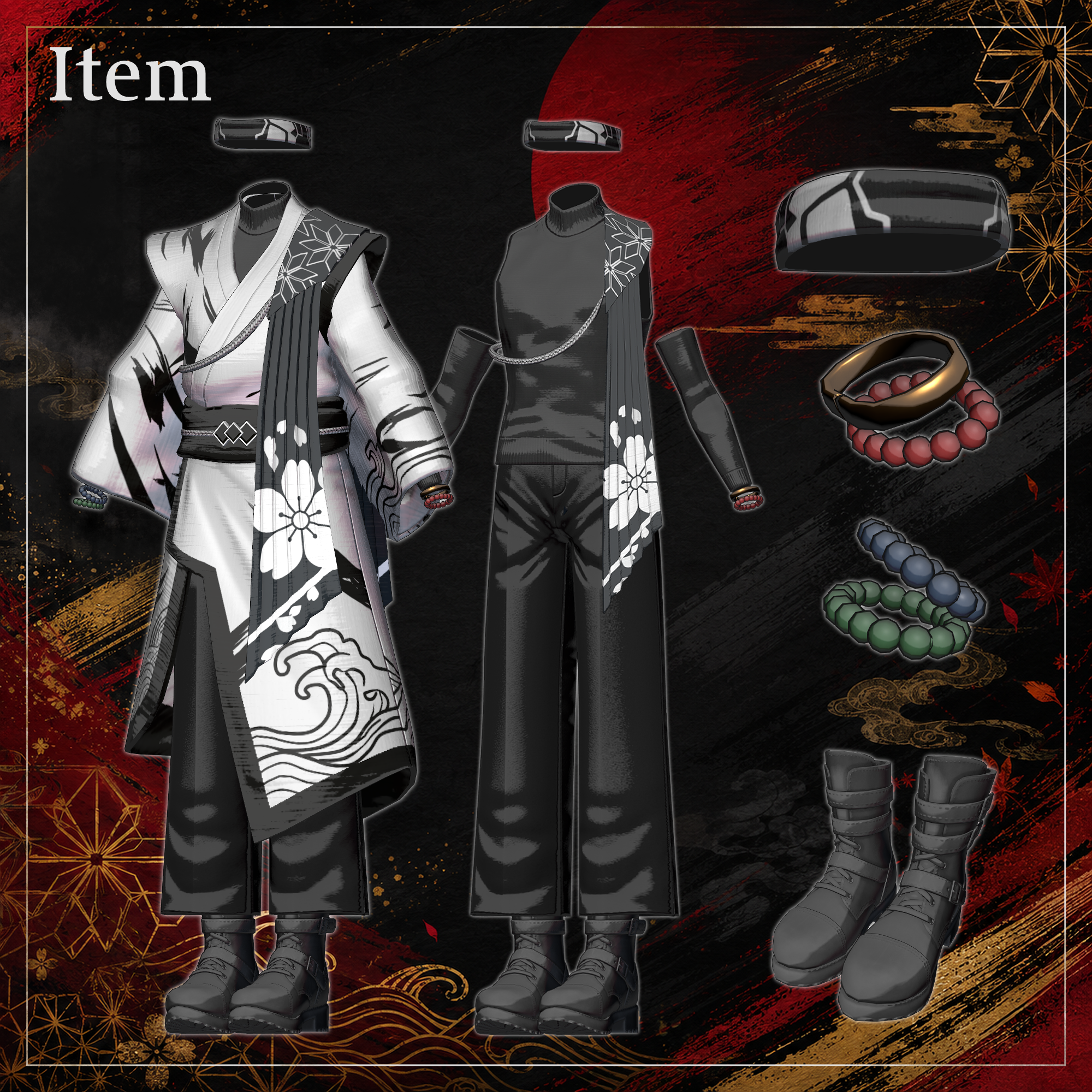 Rinpu Attire - VRChat Men's Clothing / CP42