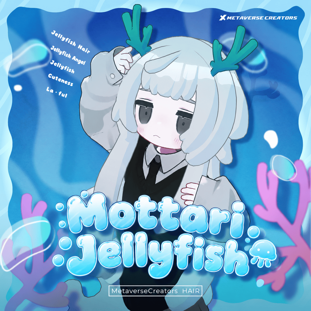Mottari Jellyfish - VRChat Hair / CP45