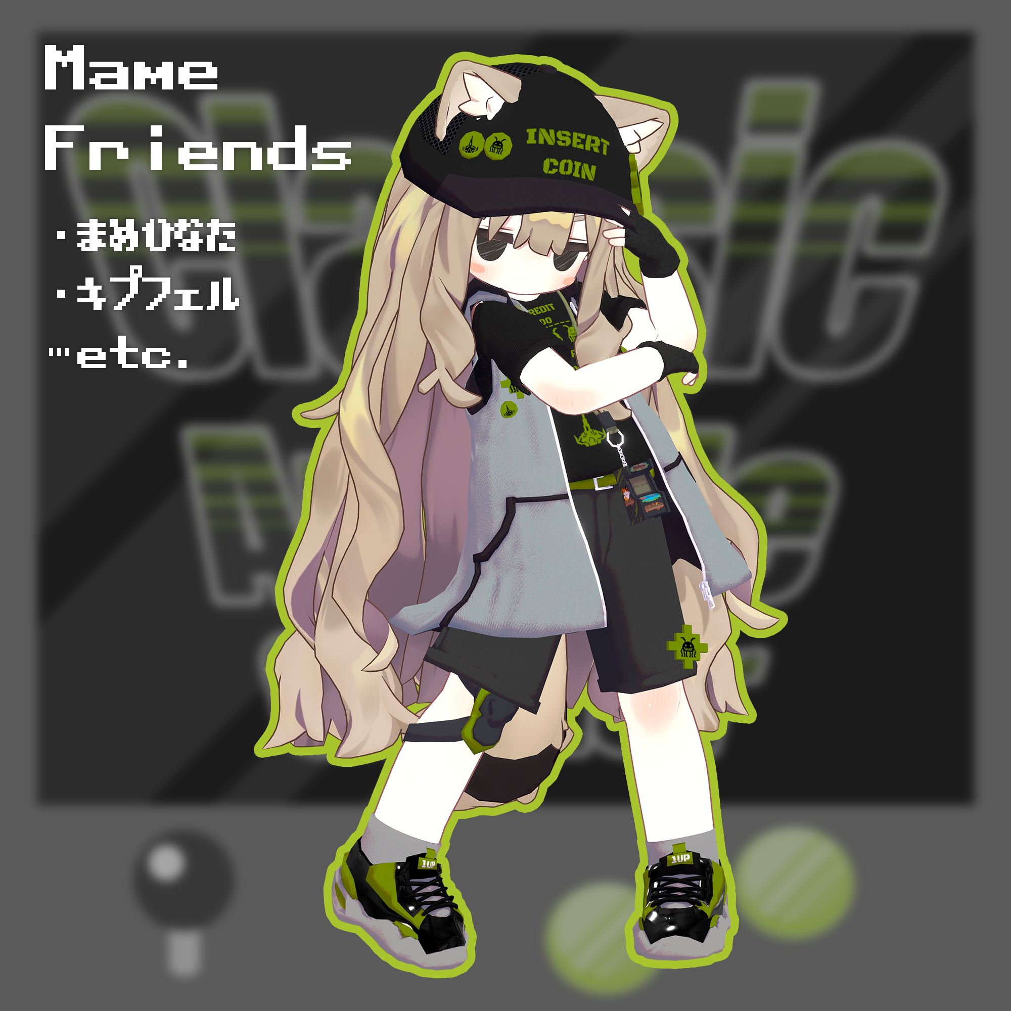 Old-School Arcade Gamer - VRChat Women's Clothing / CP46