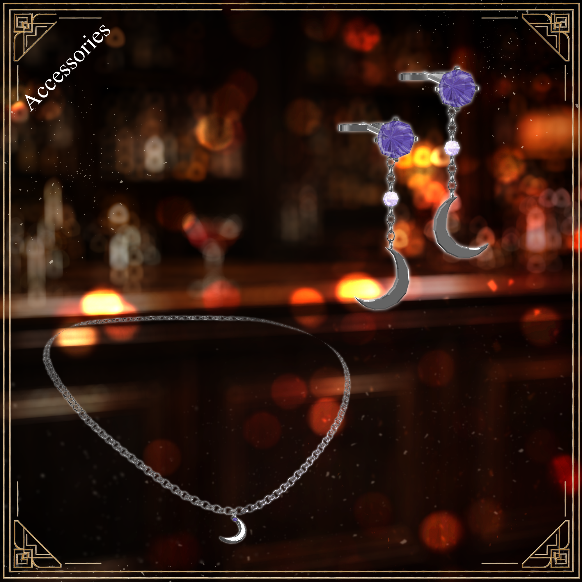 ✨Free Item Included✨MoonlitCocktail - VRChat Women's Clothing / CP59