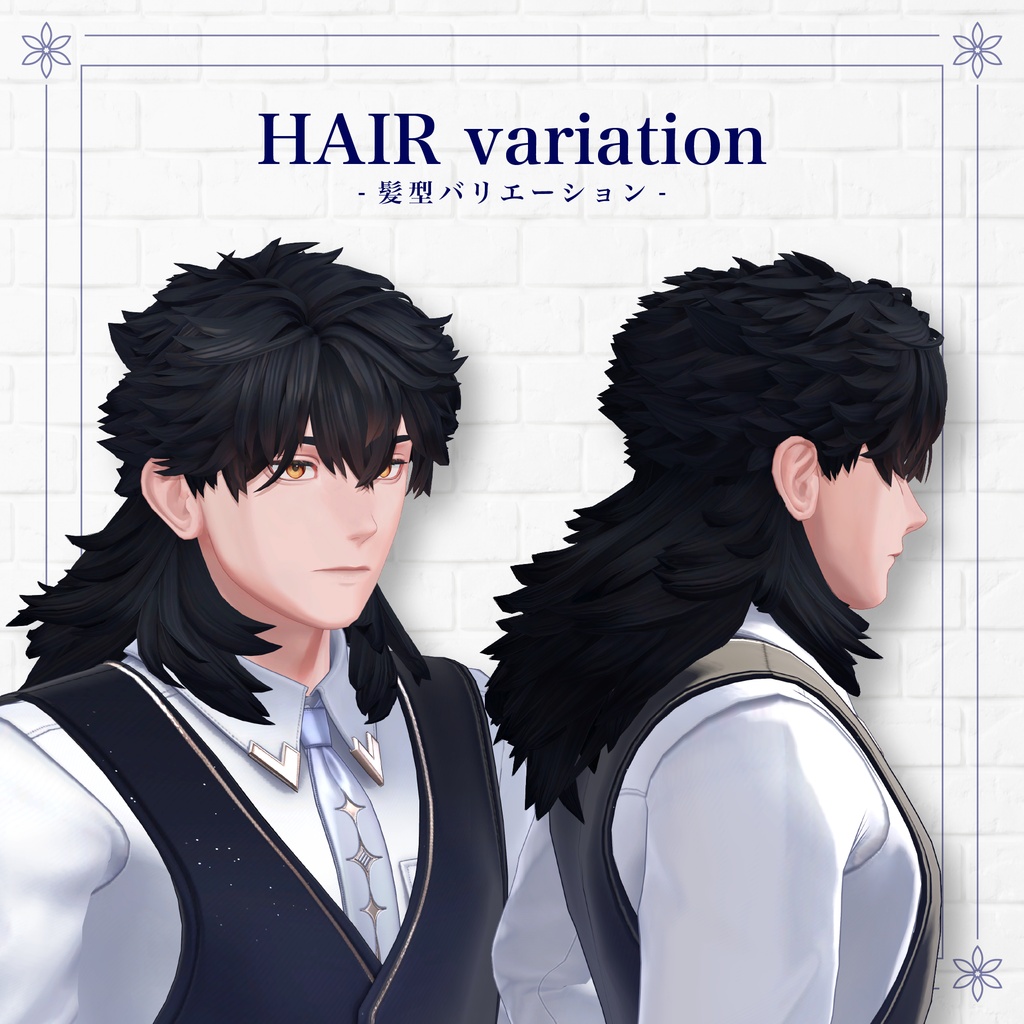 Ryouga - Original 3D Model for VRChat (VRC Avatar) #凌岈3D #Ryouga3D / AC10
