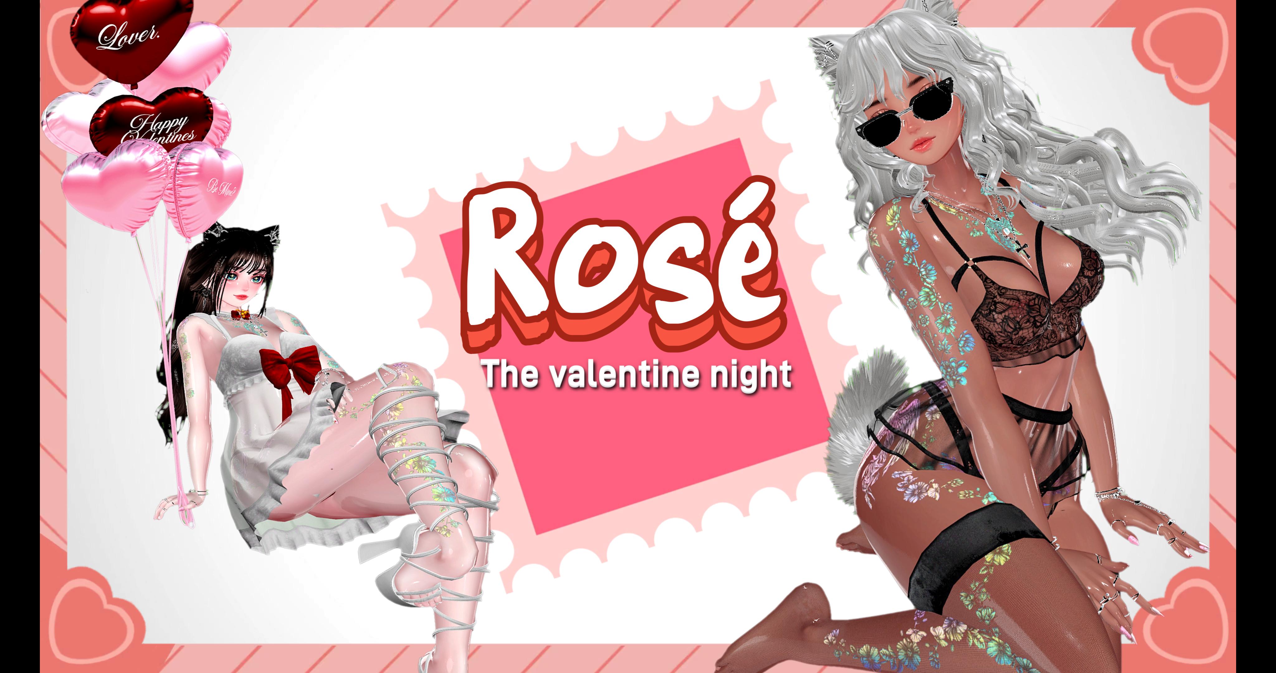 ROSÉ (The Valentine's night)+(PC,SPS,MMD,FT,GOGO)