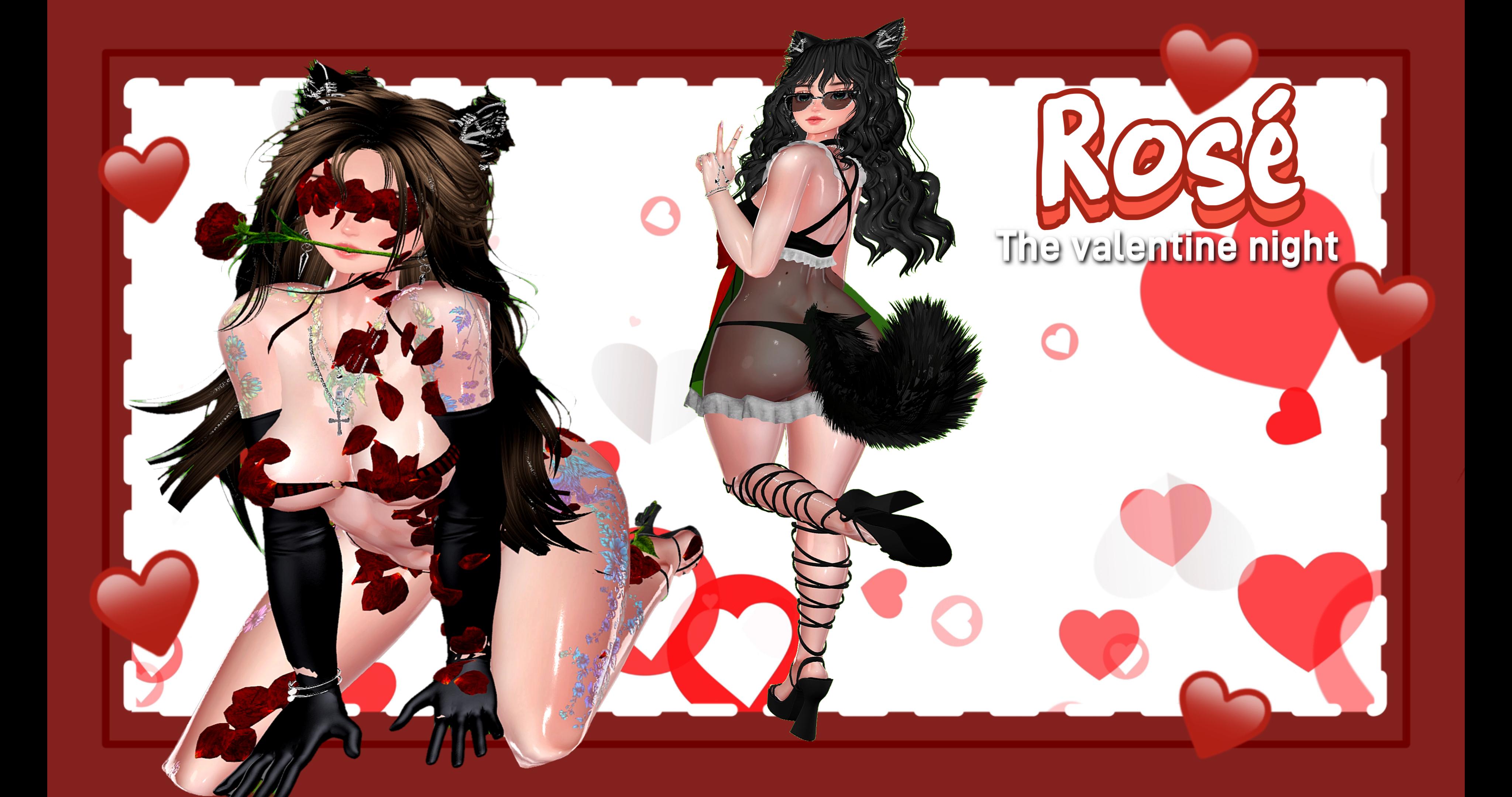 ROSÉ (The Valentine's night)+(PC,SPS,MMD,FT,GOGO)