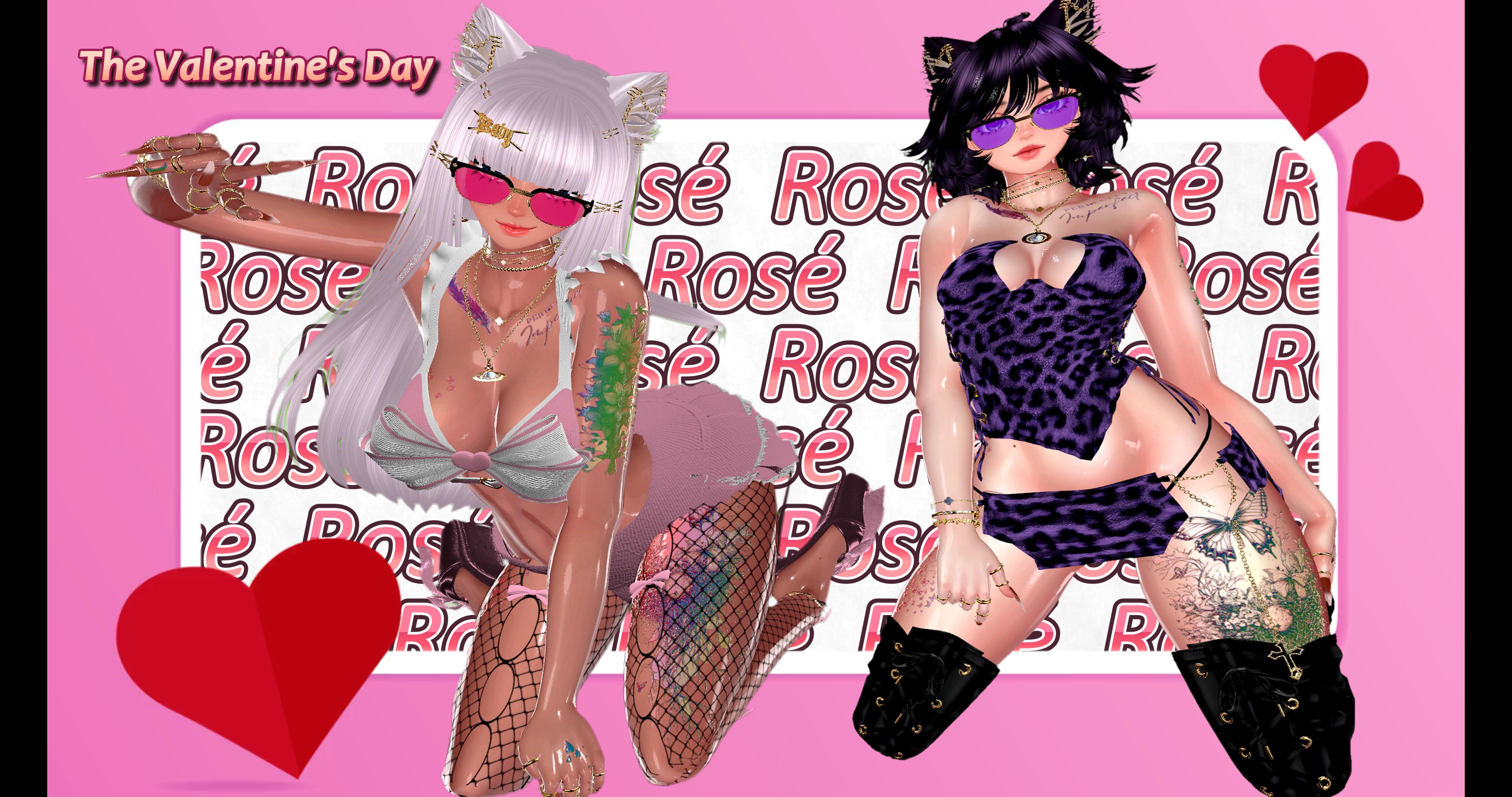ROSÉ (The Valentine's Day)+(SPS,MMD,FT,GOGO)