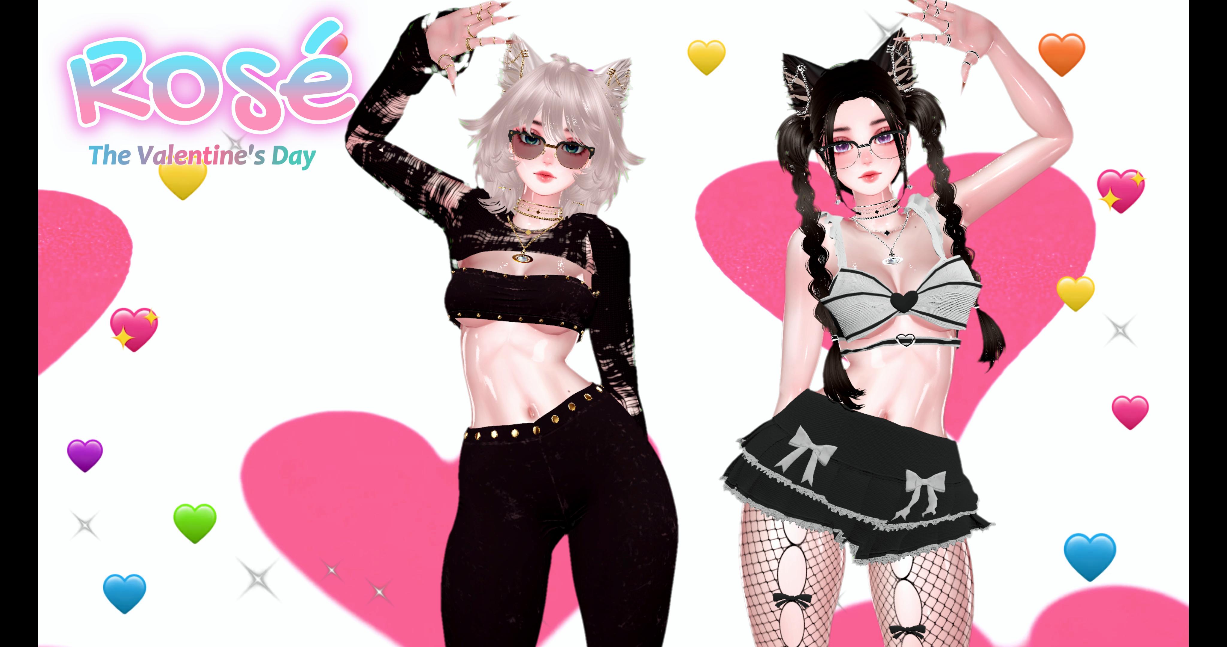 ROSÉ (The Valentine's Day)+(SPS,MMD,FT,GOGO)
