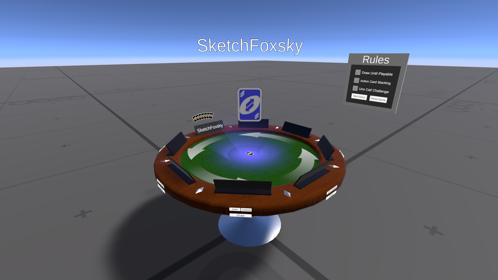 VRChat Uno Game Prefab