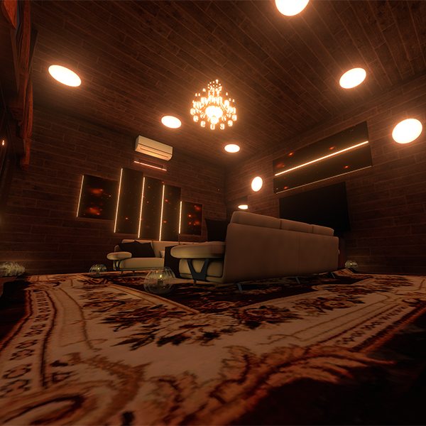 The Amber Villa ( Vrchat world - Unity )